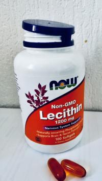 Отзыв - Лецитин, Lecithin, Now Foods, 1200 мг, 100 гелевих капсул