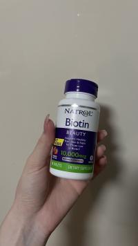 Отзыв - Біотин, Biotin, Natrol, полуниця, 10000 мкг, 60 таблеток