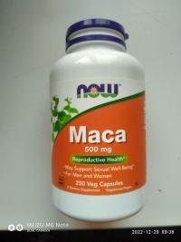 Отзыв - Мака (Maca), Now Foods, 500 мг, 250 вегетаріанських капсул
