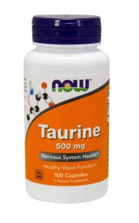 Отзыв - Таурин, Taurine, Now Foods, 500 мг, 100 вегетарианских капсул