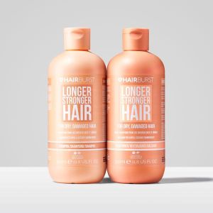 Шампунь і Кондиціонер для сухого та пошкодженого волосся, Shampoo & Conditioner for Dry & Damaged Hair, Hairburst, 350 мл / 350 мл