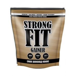 Гейнер Strong Fit Gainer 10 909 g /22 servings/ Шоколад Кокос