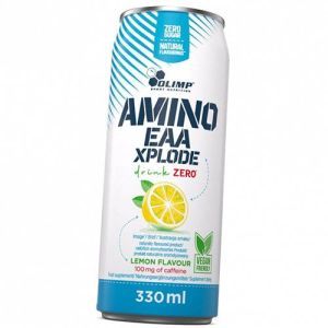 Незамінні Амінокислоти з Кофеїном Amino EAA Xplode Drink Zero Olimp Nutrition 330мл Лимон (27283023)
