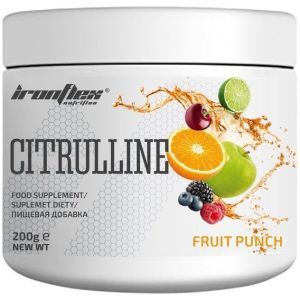 Цитруллин для спорта IronFlex Citrulline 200 g /80 servings/ Fruit Punch