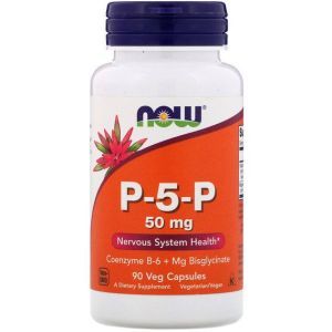 Пиридоксин NOW Foods P-5-P 50 mg 90 Veg Caps NOW-00461