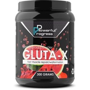 Глютамин для спорта Powerful Progress Gluta Х 300 g /30 servings/ Watermelon