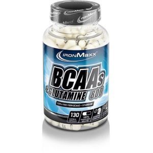 Аминокислота BCAA для спорта IronMaxx BCAAs + Glutamine 800 130 Caps