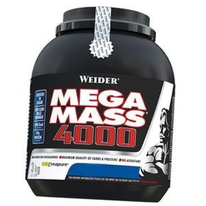Гейнер для набору ваги Mega Mass 4000 Weider 3000г Ваніль (30089001)