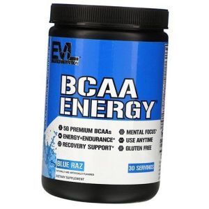 Амінокислоти з кофеїном та зеленим чаєм для енергії BCAA Energy Evlution Nutrition 270г Синя малина (28385002)