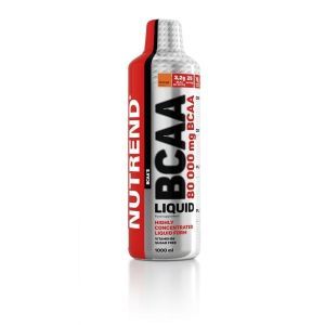 Аминокислота BCAA для спорта Nutrend BCAA Liquid 1000 ml /25 servings/ Orange