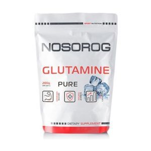 Глютамин для спорта Nosorog Nutrition Glutamine 200 g /40 servings/ Pure