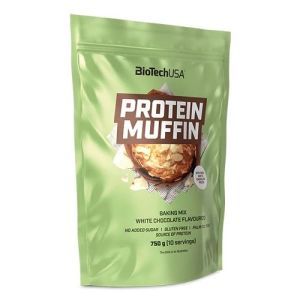 Заменитель питания BioTechUSA Protein Muffin 750 g /10 servings/ White Chocolate