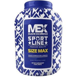 Гейнер MEX Nutrition Size Max 2720 g /24 servings/ Strawberry