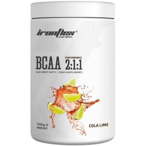 Аминокислота BCAA для спорта IronFlex BCAA Performance 2-1-1 500 g /100 servings/ Cola Lime