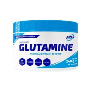 Глютамин для спорта 6PAK Nutrition Glutamine 240 g /48 servings/ Natural