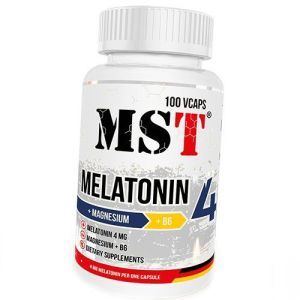 Комплекс для сну Мелатонін Магній та Вітамін В6 Melatonin 4 MST 100вегкапс (72288005)