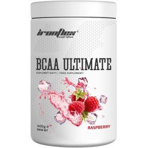 Аминокислота BCAA для спорта IronFlex BCAA Ultimate Instant 400 g /40 servings/ Raspberry