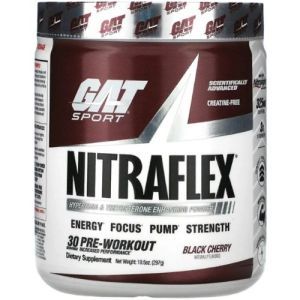 Комплекс до тренировки GAT Nitraflex 297 g /30 servings/ Black Cherry