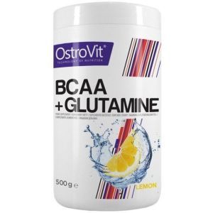 Аминокомплекс для спорта OstroVit BCAA + Glutamine 500 g /50 servings/ Lemon