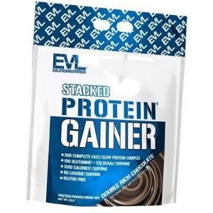 Гейнер Stacked Protein Gainer Evlution Nutrition 5400г Подвійний шоколад (30385001)