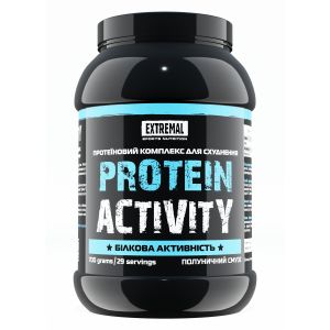 Комплексный протеин для похудения 700 г клубничный смузи Extremal Protein activity высокобелковый