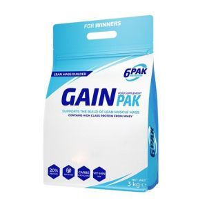 Гейнер 6PAK Nutrition Gain Pak 3000 g /30 servings/ Raspberry