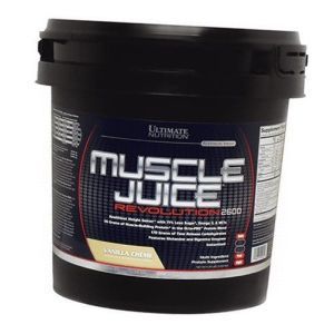 Гейнер для набору ваги Muscle Juice Revolution Ultimate Nutrition 5000г Ваніль (30090001)