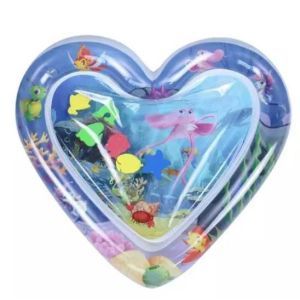 Дитячий розвиваючий водний килимок Серце з рибками (S888910021)
