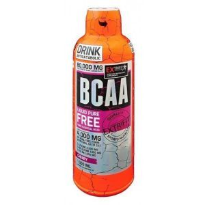 Аминокислота BCAA для спорта Extrifit BCAA Free Form Liquid 80000 mg 1000 ml /20 servings/ Cherry