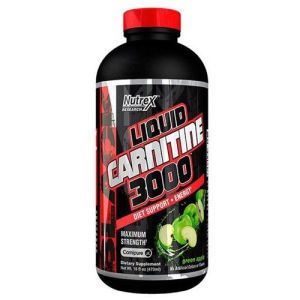 Жиросжигатель для спорта Nutrex Liquid Carnitine 3000 473 ml /15 servings/ Green Apple