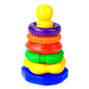 Пірамідка з кільцями Toys Plast (ІП.15.000)