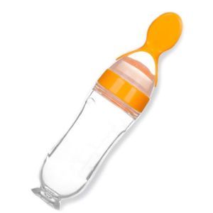 Пляшка-ложка для годування новонародженого VOLRO Помаранчевий (vol-1337)