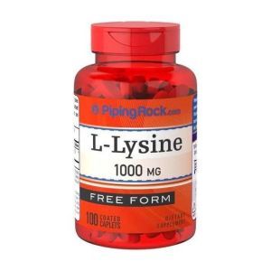 Лизин Piping Rock L-Lysine (Free Form) 100 Caplets