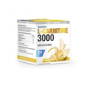 Жиросжигатель для спорта Quamtrax L-Carnitine 3000 20 х 25 ml Banana