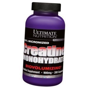 Креатин Моногідрат Creatine Monohydrate Ultimate Nutrition 200капс (31090002)