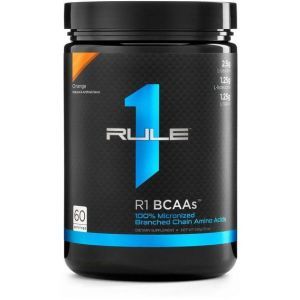 Аминокислота BCAA для спорта Rule One Proteins R1 BCAAs 444 g /60 servings/ Orange