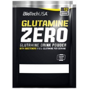 Глютамин для спорта BioTechUSA Glutamine Zero 12 g /1 servings/ Blue Grape