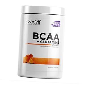 Амінокислоти ВСАА та Глютамін BCAA + glutamine Ostrovit 500г Апельсин (28250001)
