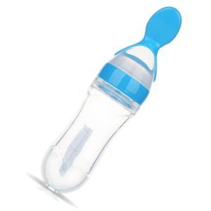 Пляшка-ложка для годування новонародженого VOLRO Синій (vol-1446)
