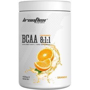Аминокислота BCAA для спорта IronFlex BCAA Performance 8-1-1 400 g /80 servings/ Orange