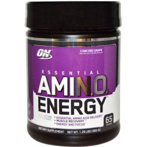 Аминокомплекс для спорта Optimum Nutrition Essential Amino Energy 585 g /65 servings/ Concord Grape