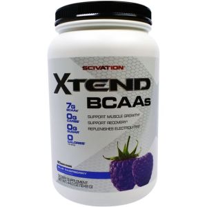 Аминокислота BCAA для спорта Scivation Xtend BCAAs 1248 g /90 servings/ Blue Raspberry