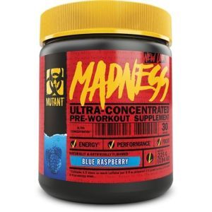 Комплекс до тренировки Mutant Madness 225 g /30 servings/ Blue Raspberry