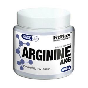 Аргинин для спорта FitMax Base Arginine AKG 200 g /80 servings/ Unflavored