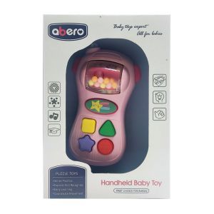 Детский мобильный телефон Abero QX-91175-9E музыкальный Розовый