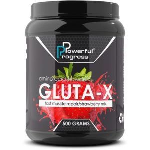 Глютамин для спорта Powerful Progress Gluta Х 500 g /30 servings/ Strawberry