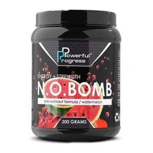 Комплекс до тренировки Powerful Progress N.O.BOMB 300 g /30 servings/ Watermelon