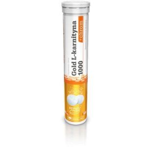 Жиросжигатель для спорта Olimp Nutrition Gold L-Carnitine 1000 And Chrom 20 effervescent tabs Orange
