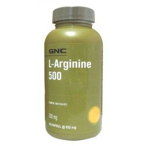 Аргинин для спорта GNC L-Arginine 500 mg 90 Caps