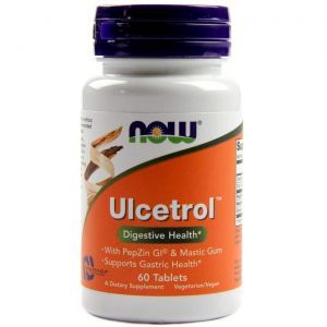 Помощь при язве желудка, Ulcetrol,  Now Foods, 60 таблеток